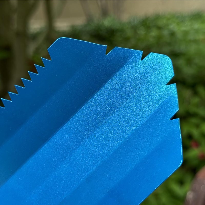 Valken Ultralight Camping Trowel Backpacking Trowel Portable Aluminum Camping Shovel Small Potty Spade Hiking Trowel Garden Trowel with Longer Handle(Blue) - Image 4